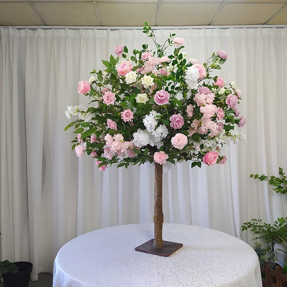 

Искусственное вишневое дерево Искусственные розы Дерево для вечеринки в отеле Открытое украшение для дома 1,2 м/4 фута