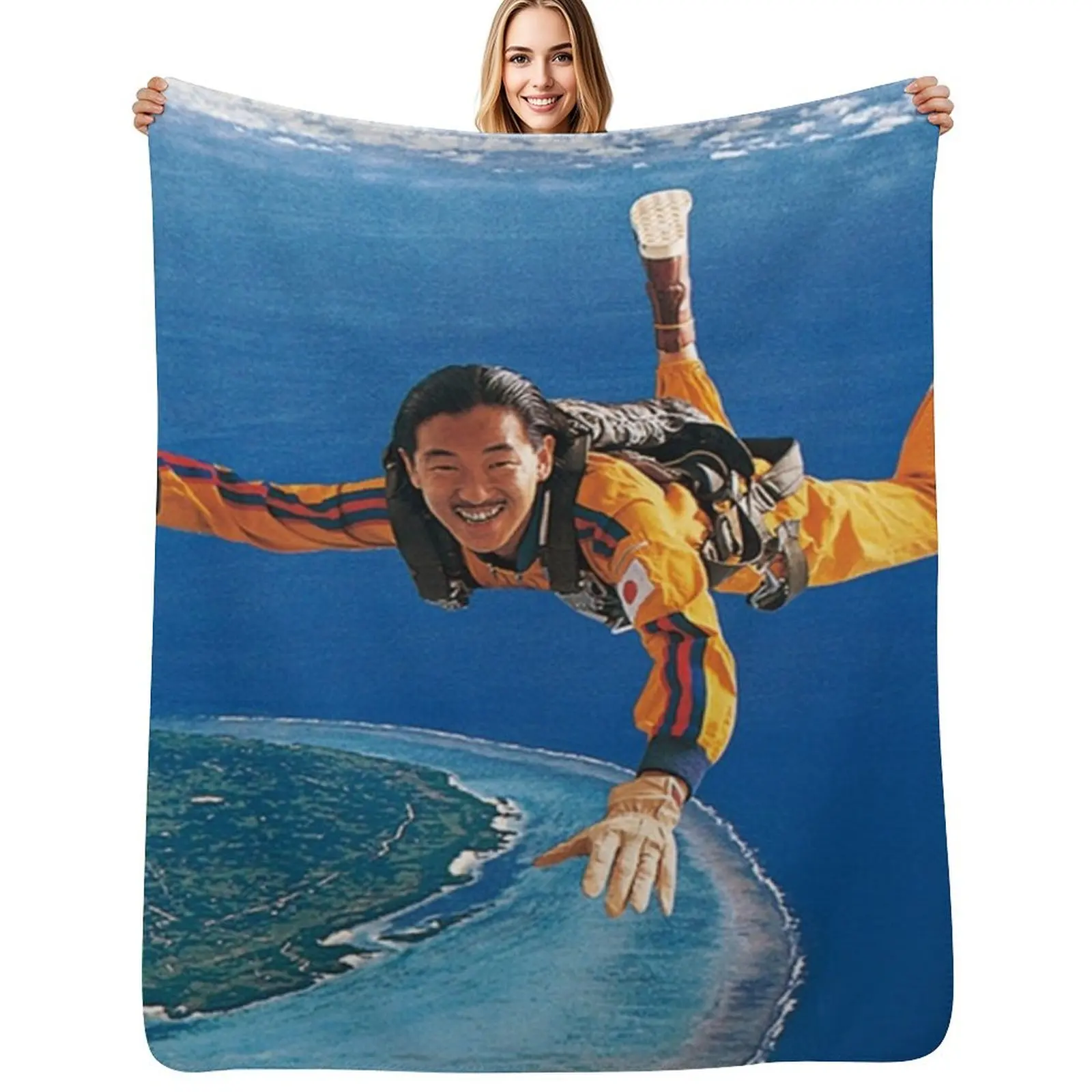 

MASAYOSHI TAKANAKA- ALL OF ME Throw Blanket Ultra Plush Cozy Blanket for Napping Sleeping