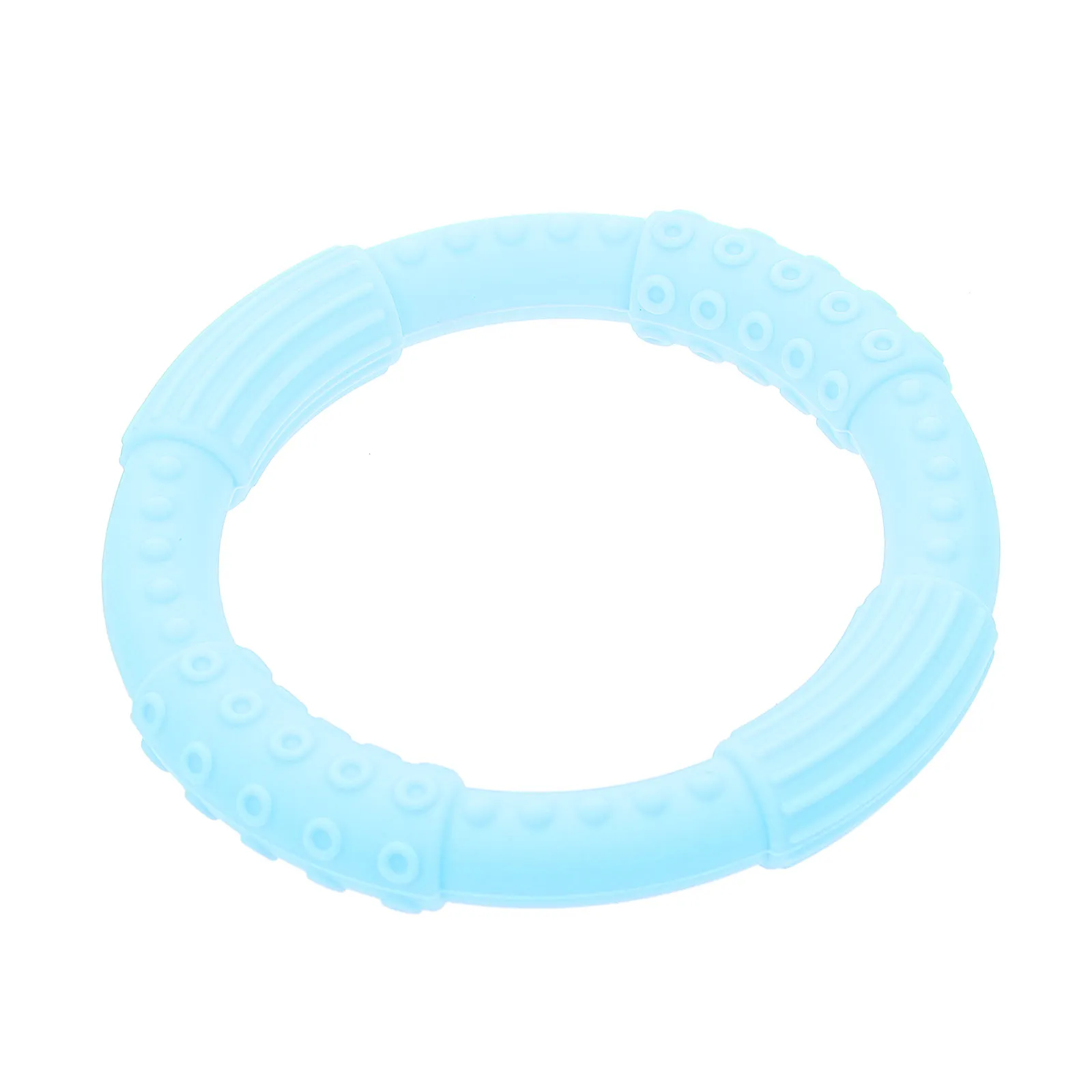 Bracelet en Silicone pour bébé, 1 pièce, forme ronde, doux, léger, à mâcher, apaisant pour les molaires, pour le développement des dents des tout-petits