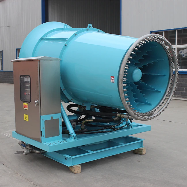 Para a planta de supressão de poeira de mineração agrícola e urbana protege soluções manuais de canhão de névoa de água