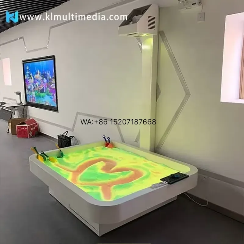Wmwmnu for AR Interactive Sandbox Projection Software 3D Augmented Reality Projector Kids Sand Table Games with 5 Themes