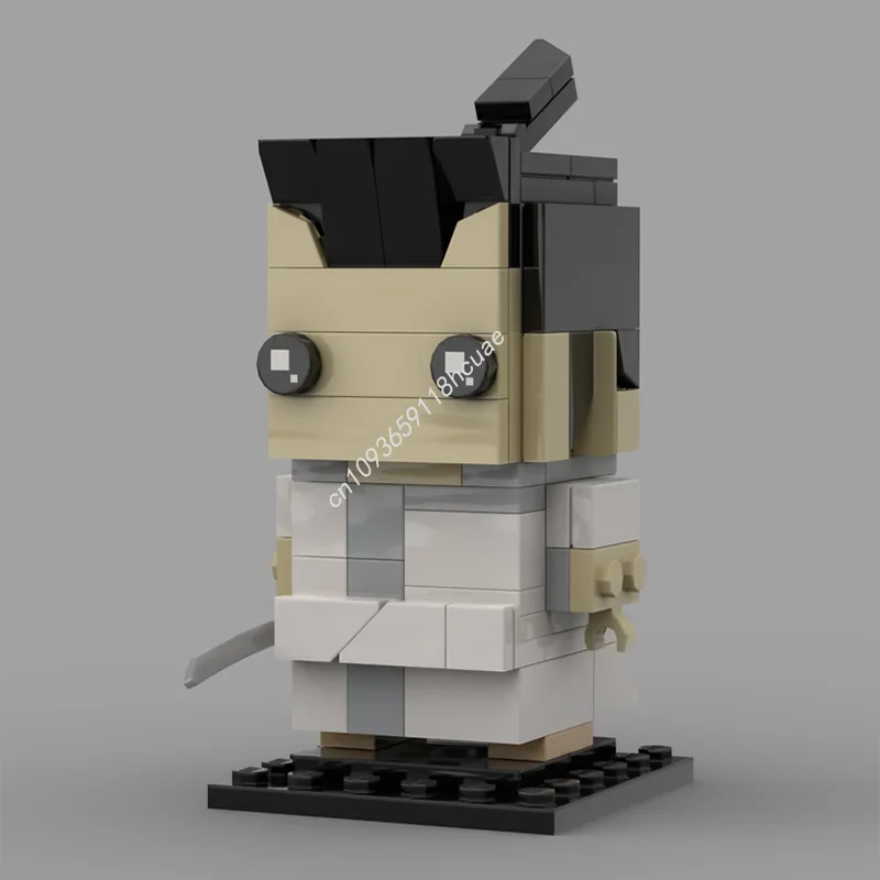 

Набор строительных блоков MOC Samurái Jack Brickheadz, 108 деталей, развивающая пластиковая игрушка для творчества, рождественский подарок
