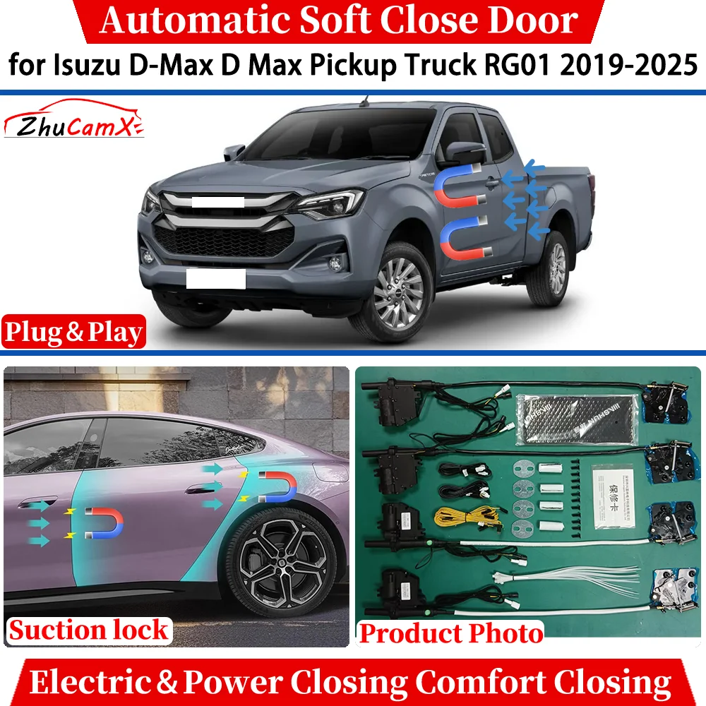 

Car Automatic Door Latch for Isuzu D-Max D Max Pickup Truck RG01 2019-2025 Soft Close Door Automatic Door Closer Actuator
