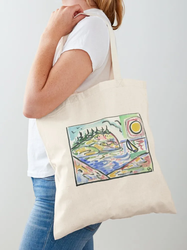 

Monhegan Cliff Tote Bag ecological bags tote bag women canvas tote bags Big bag women