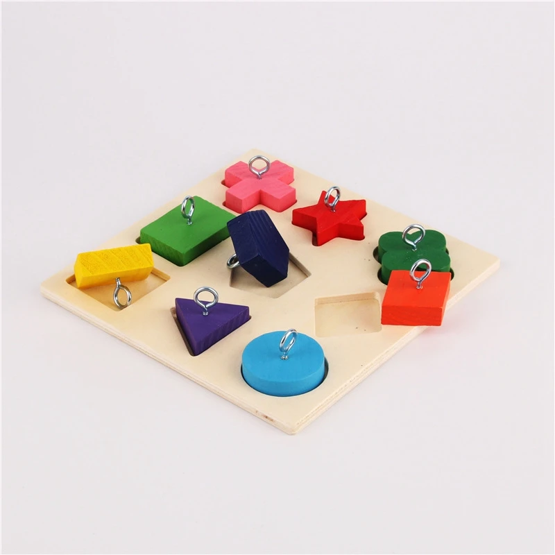 New Bird Intelligence Training Toy Parrot Educational Toys Parrot Wooden Block Puzzle Toy For Small And Medium Parrots And Birds