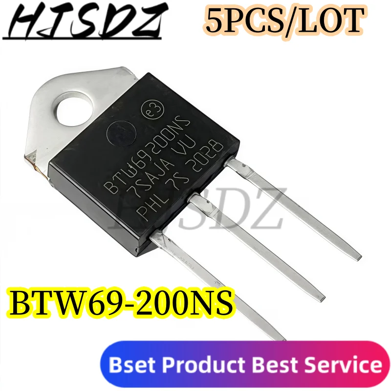 【5-20PCS/LOT】 BTW69200NS  BTW69-200NS TO-3P 100% tiristor unidireccional nuevo y original
