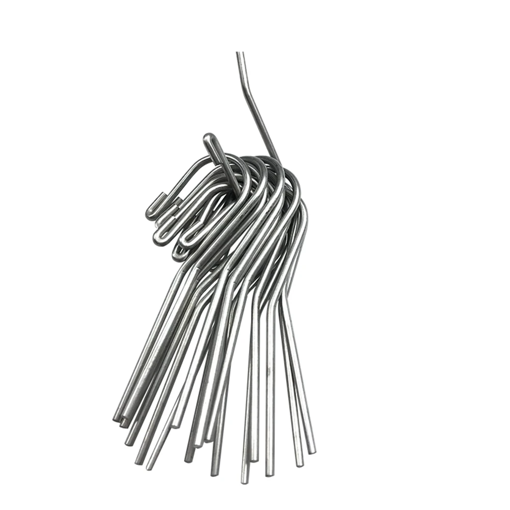 5Pcs Stainless Steel Dental Lip Hook Set - Root Canal Measuring Tool with Mouth Retractor for Apex Locator and Endodontic Proced