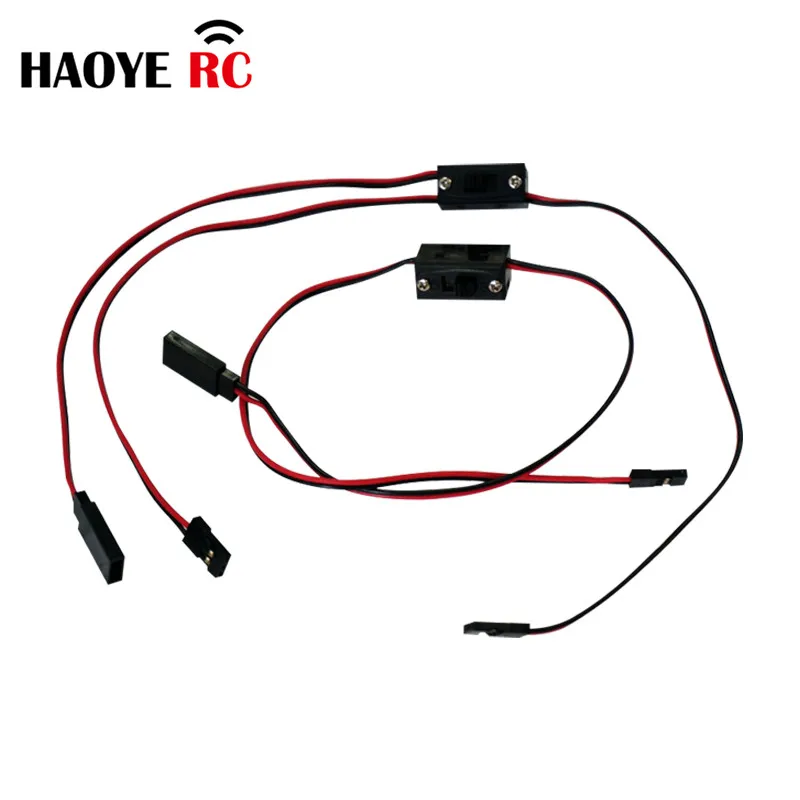 Haoye 1 Pc Replacement Remote Receiver Power Switch High-Current Two-Wire Switch Three-Wire Switch L40 MM For RC Accessories