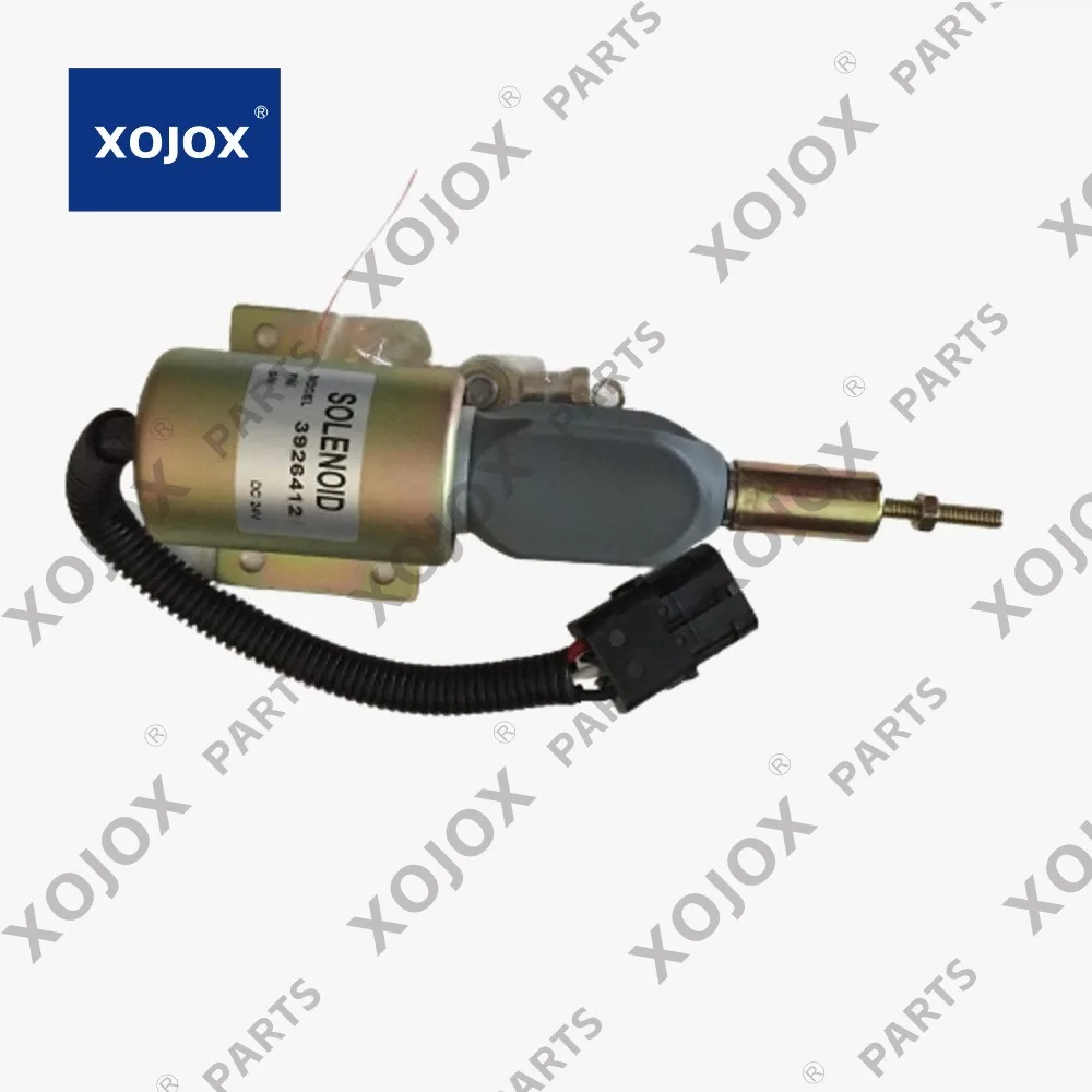 

XOJOX SS 15# 3926412 24V Fuel Shut Off Solenoid for 6CT Engine SA-4257-24 RE502474 .FITS JOHNE Deere 2058 2056 1185 2054