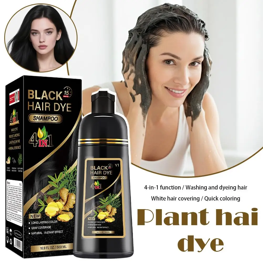 Dark Brown Hair Dye Shampoo, Moisturizing & Healthy Hair Care Creating Natural Hair Color,Hair Color Shampoo for Women and Men