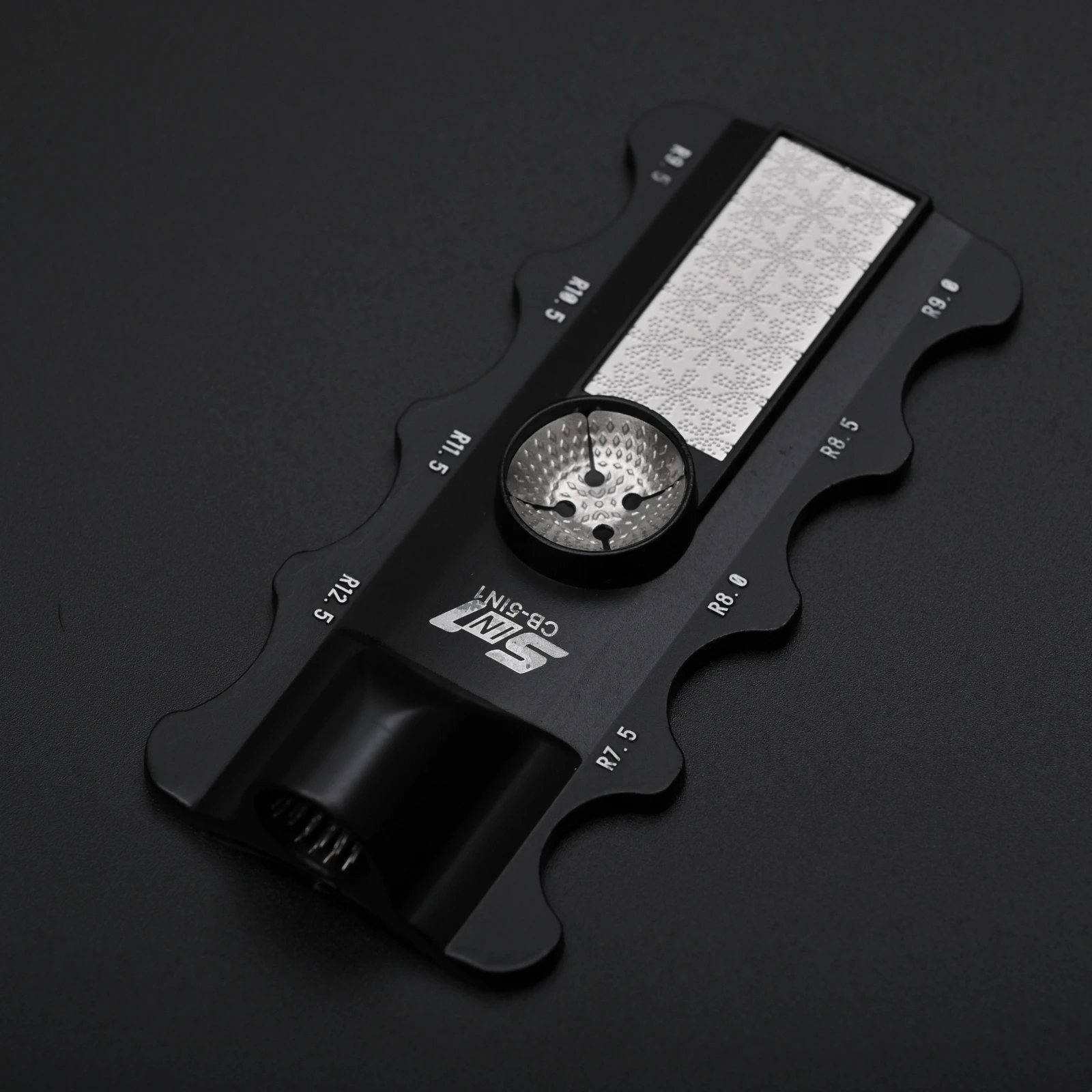 

5-in-1 Pool Cue Tips Repair Tool Stick Tip Shaper Scuffer Aerator Burnisher Radius Gauge Billiards Accessories