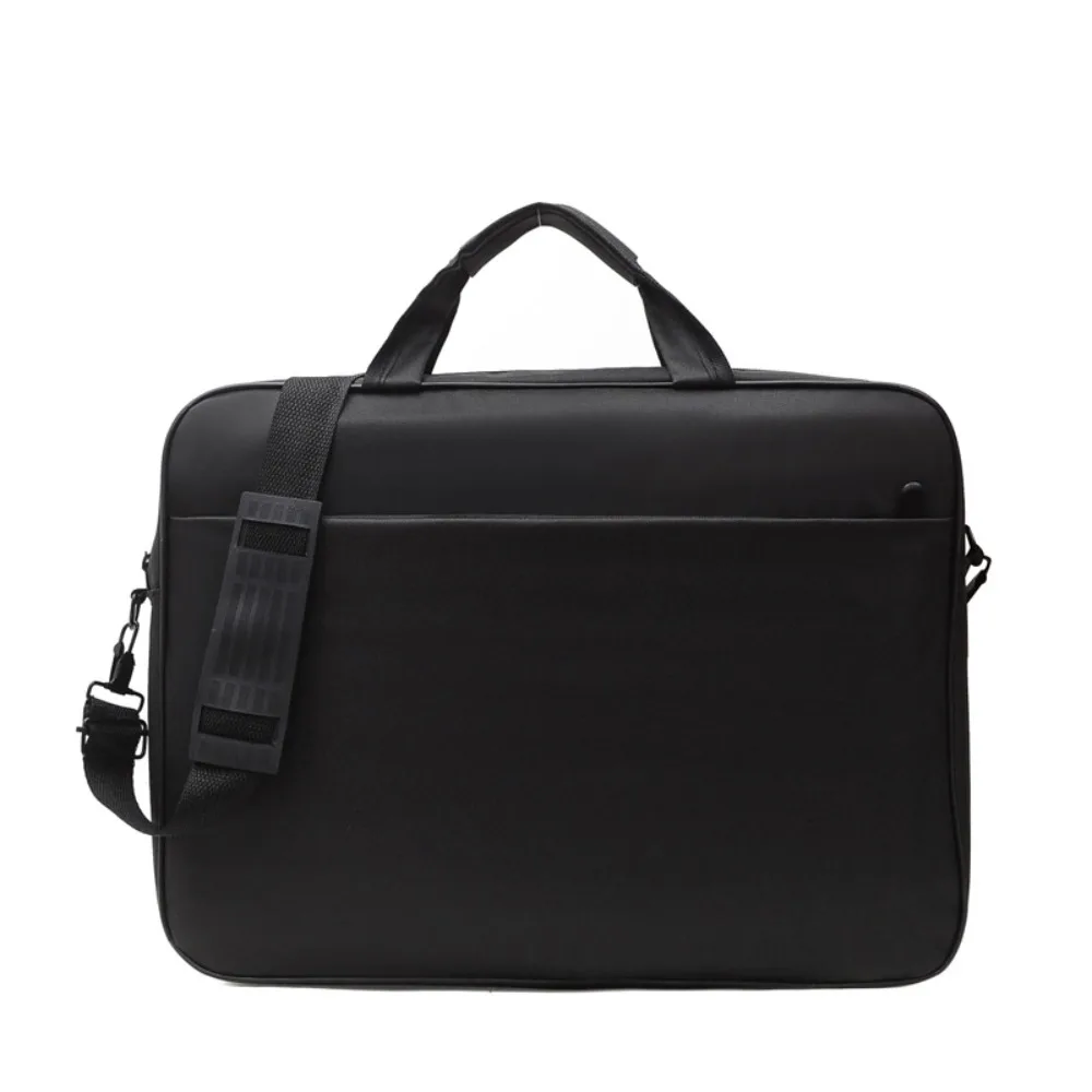 15.6/17 Inch Business Laptop Bag with Handle Briefcase Portable Laptop Bags Shoulder Strap Solid Color Laptop Shoulder Bag