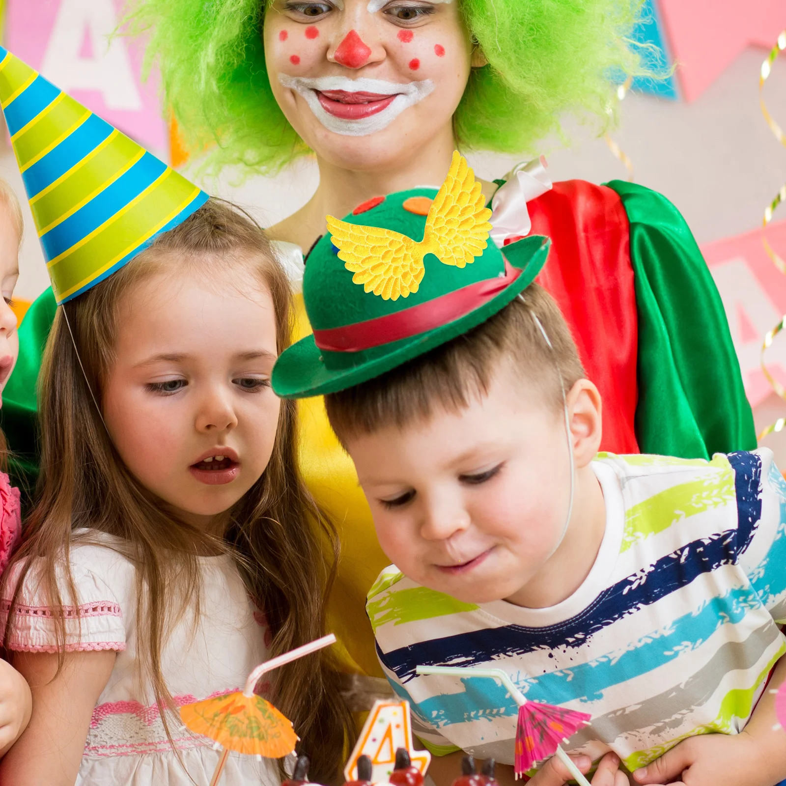 

24pcs Party Decorations Wing Embossed Applique For Diy Costume Crafts Patches Ornaments Backpack Repair Props Home Decor