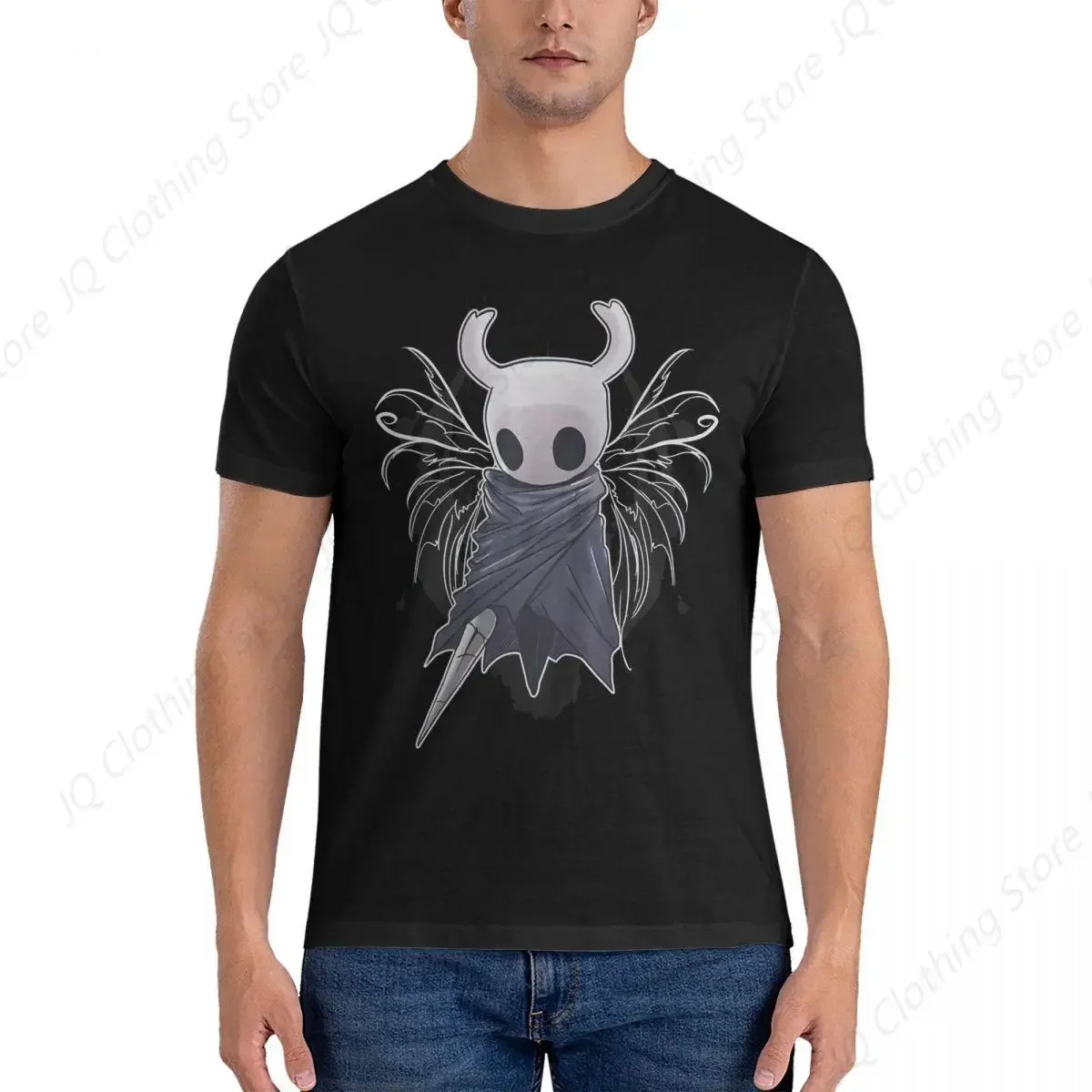 

Alone Men T Shirt The Hollow Knight Awesome Tee Shirt Short Sleeve Crew Neck T-Shirts Pure Cotton New Arrival Tops