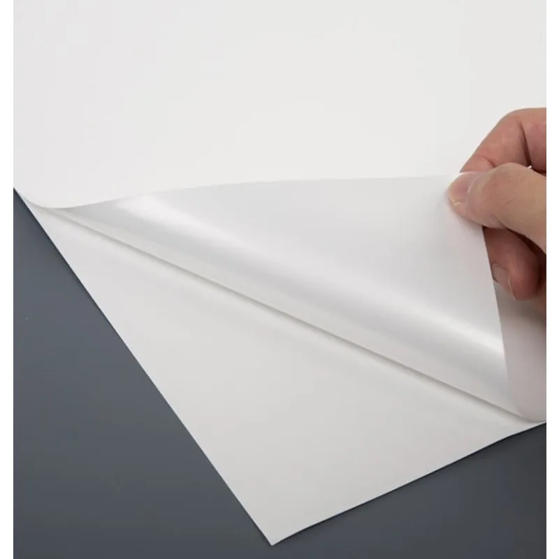 White Matte PET Thermal Transfer Label Waterproof Oil Resistant For Barcode Tag