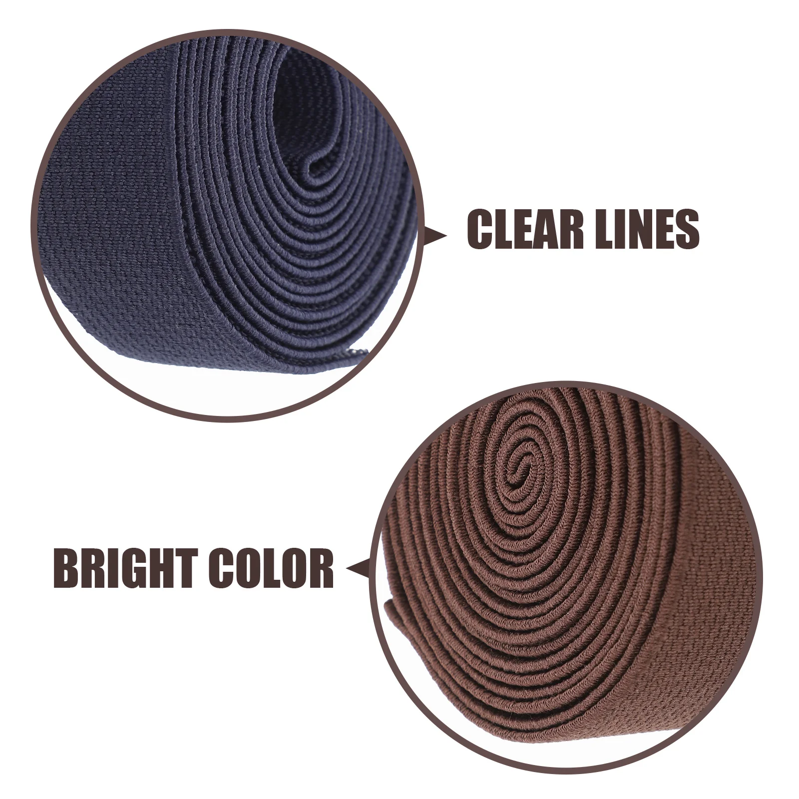 

8pcs Colored Elastic Bands For Sewing Flat Stretch Band Multi-Use Clothing Diy Craft Accessories Thickened Skin-Friendly Sewing