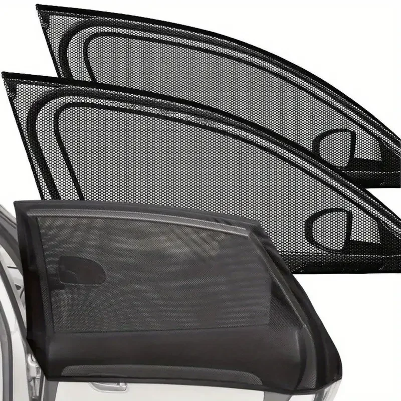 Universal Side Window Sunshade para carro, SUV Shades, Mesh Net, Mosquito Repelente, Auto Acessórios