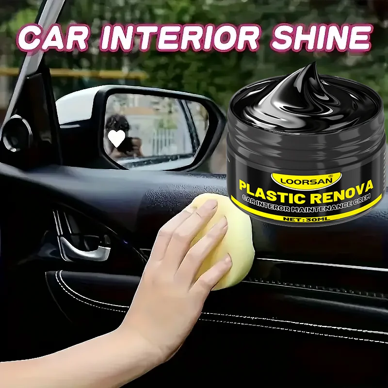 

Средство для ремонта интерьера пластика - Освеживает черный блеск дверных панелей и центральной консоли, защищает и уход за шинами.