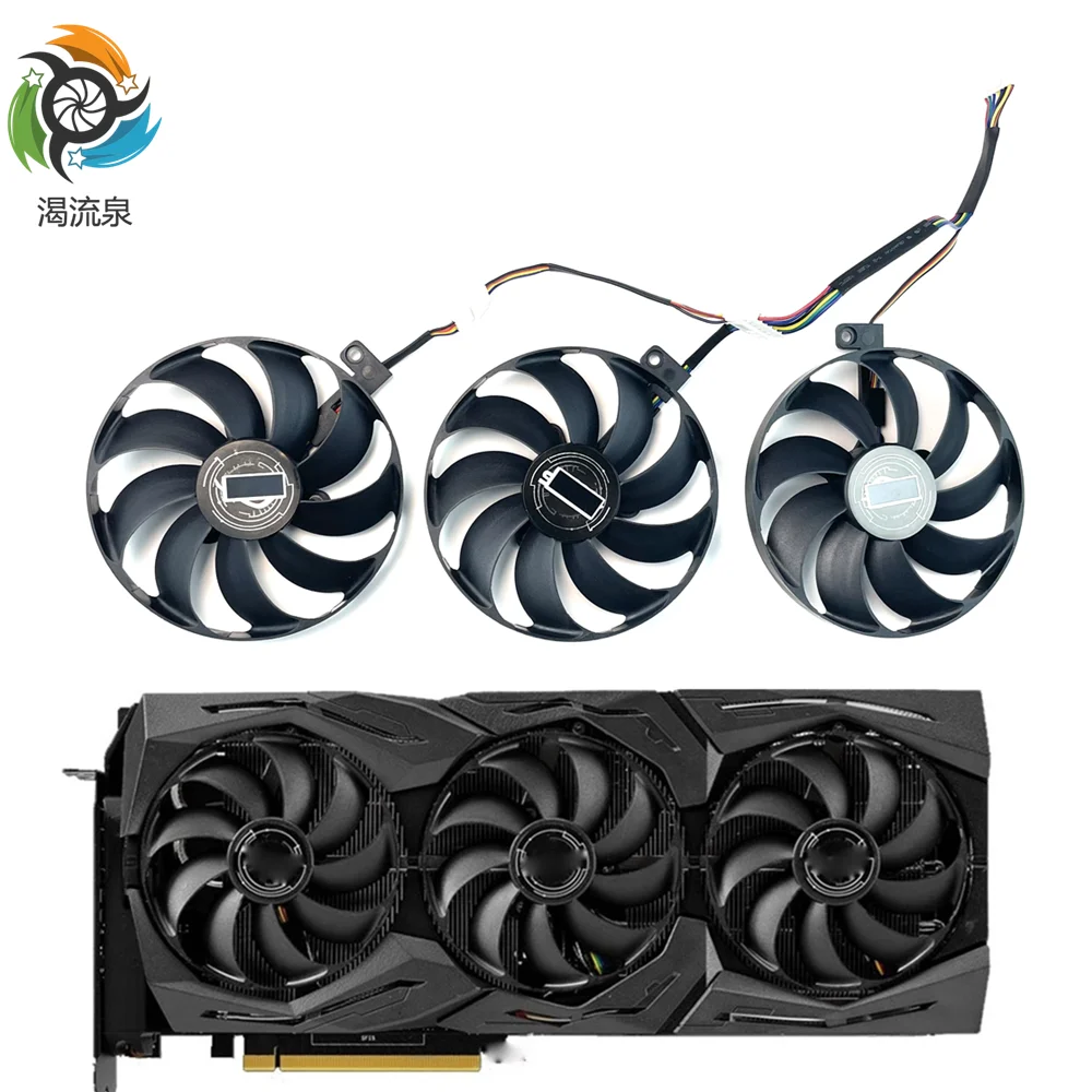 

FDC10H12S9-C T129215SU 7Pin GPU Card Cooling Fans For ASUS ROG STRIX-GeForce RTX 2070 2080 SUPER Ti GAMING RTX2080 RTX2080Ti Fan