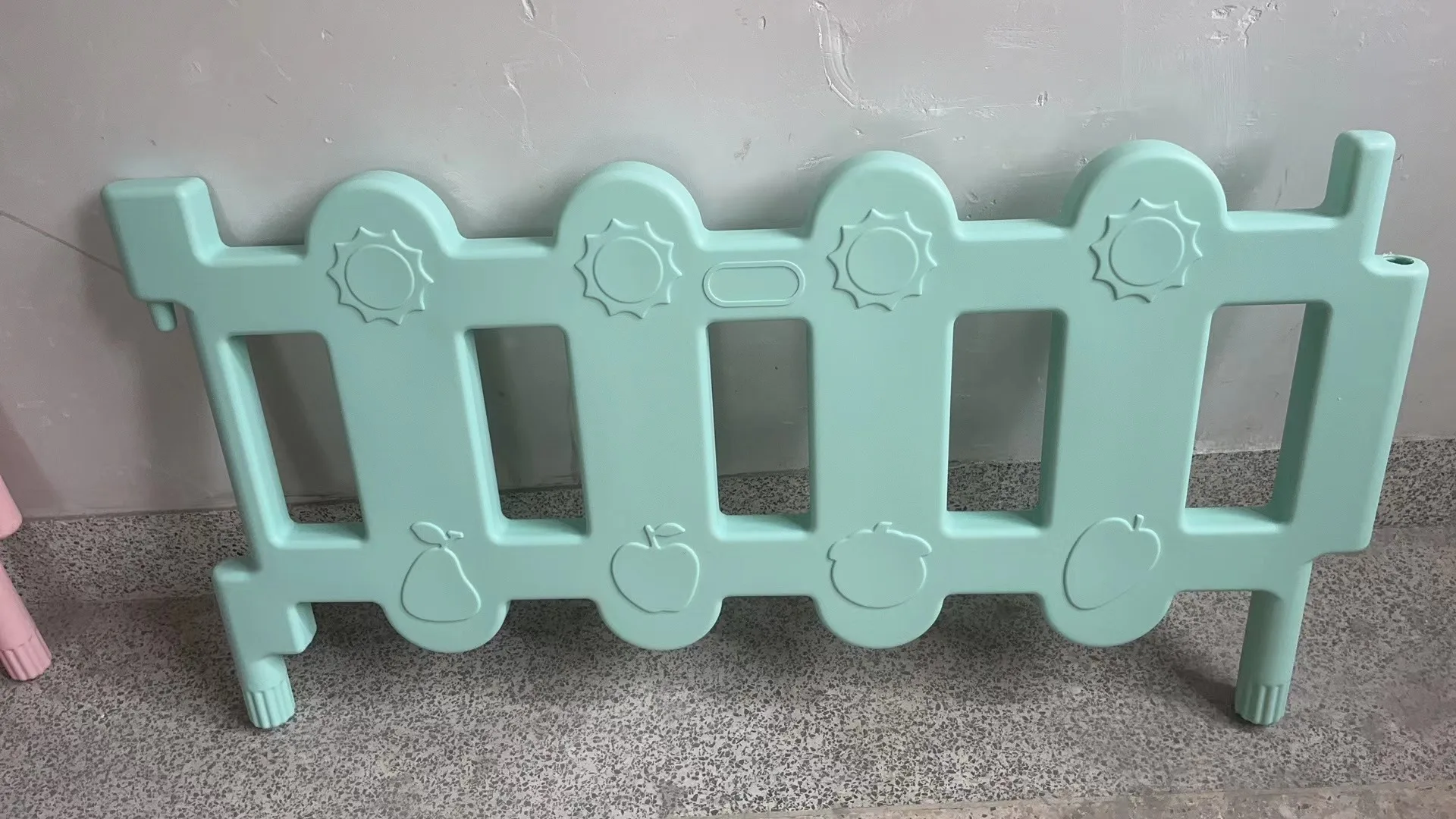 Recinzione da gioco morbida per parco giochi in plastica bianco per parco giochi per bambini