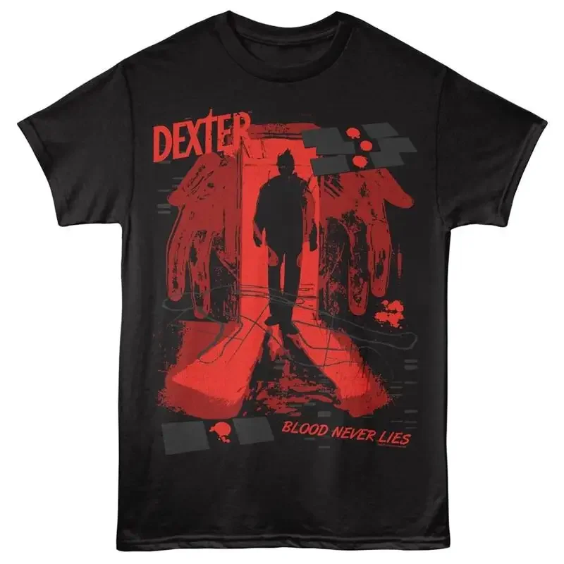 Dexter Morgan T Shirt Blood Never Lies Tv Show New Mens Official Black Merch