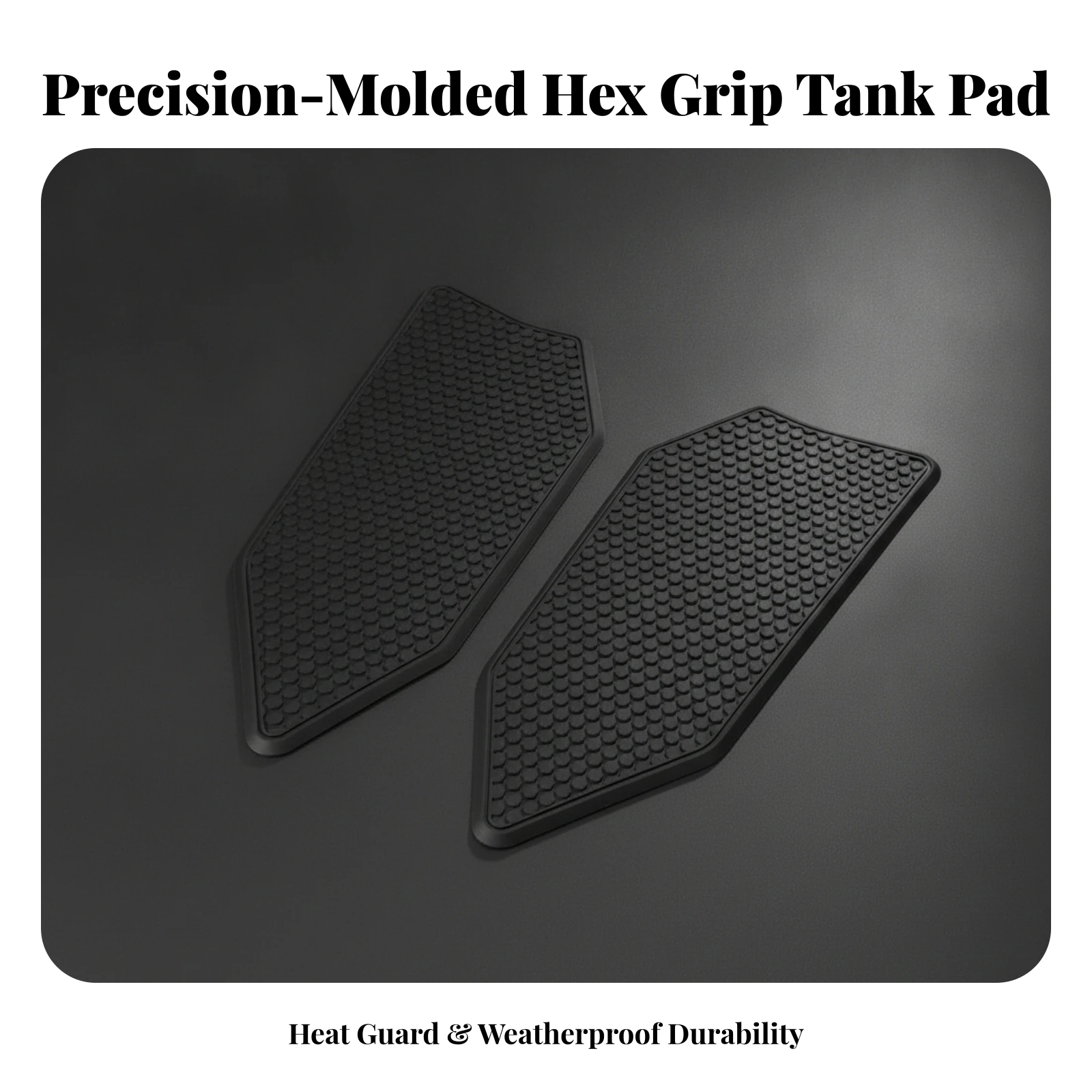 Motorcycle Tank Side Pads Long-Lasting Motorcycle Tank Pads with Honeycomb Texture Textured Shielding for Motorcyclists