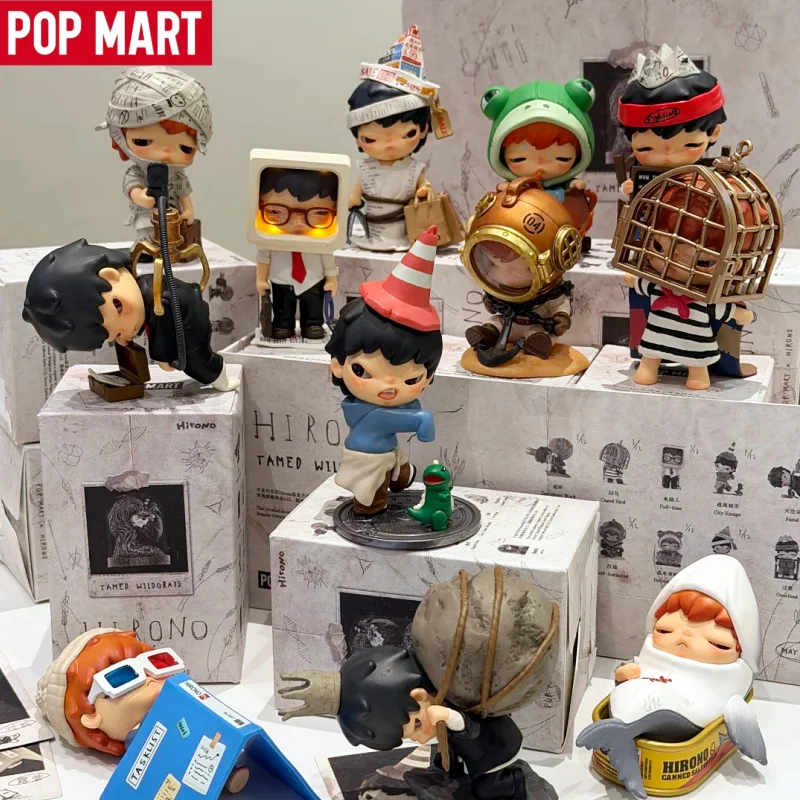 

POP MART Hirono Tamed Wildgrass Series Blind Box Cartoon Anime Figure Collect Model Desktop Toy Ornament Doll Girl Holiday Gift