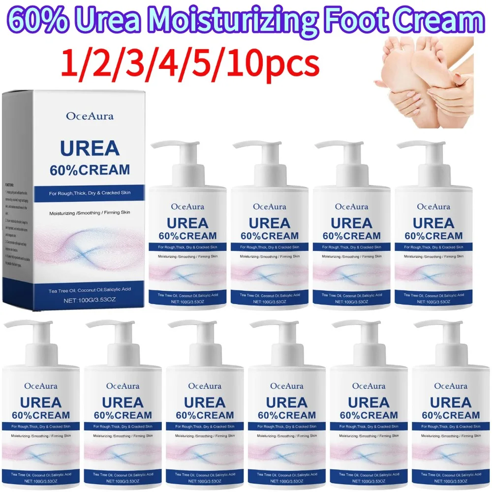 60% Urea Moisturizing Foot Cream Relieve Drying Cracked Heel Repair Soft Remove Dead Skin Hand Foot Skin Care Cream Moisturizer