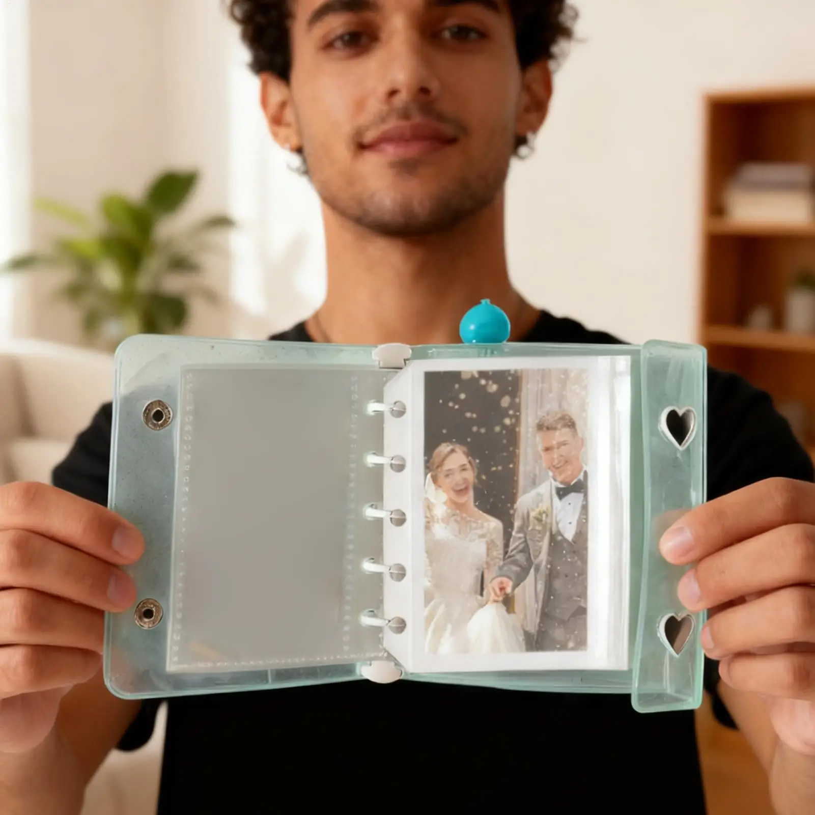 Clear Binder Sheet Protectors 10 Pieces 5-Ring M5 Zipper Document Sleeves Binder Protector Pages For Professionals Travelers