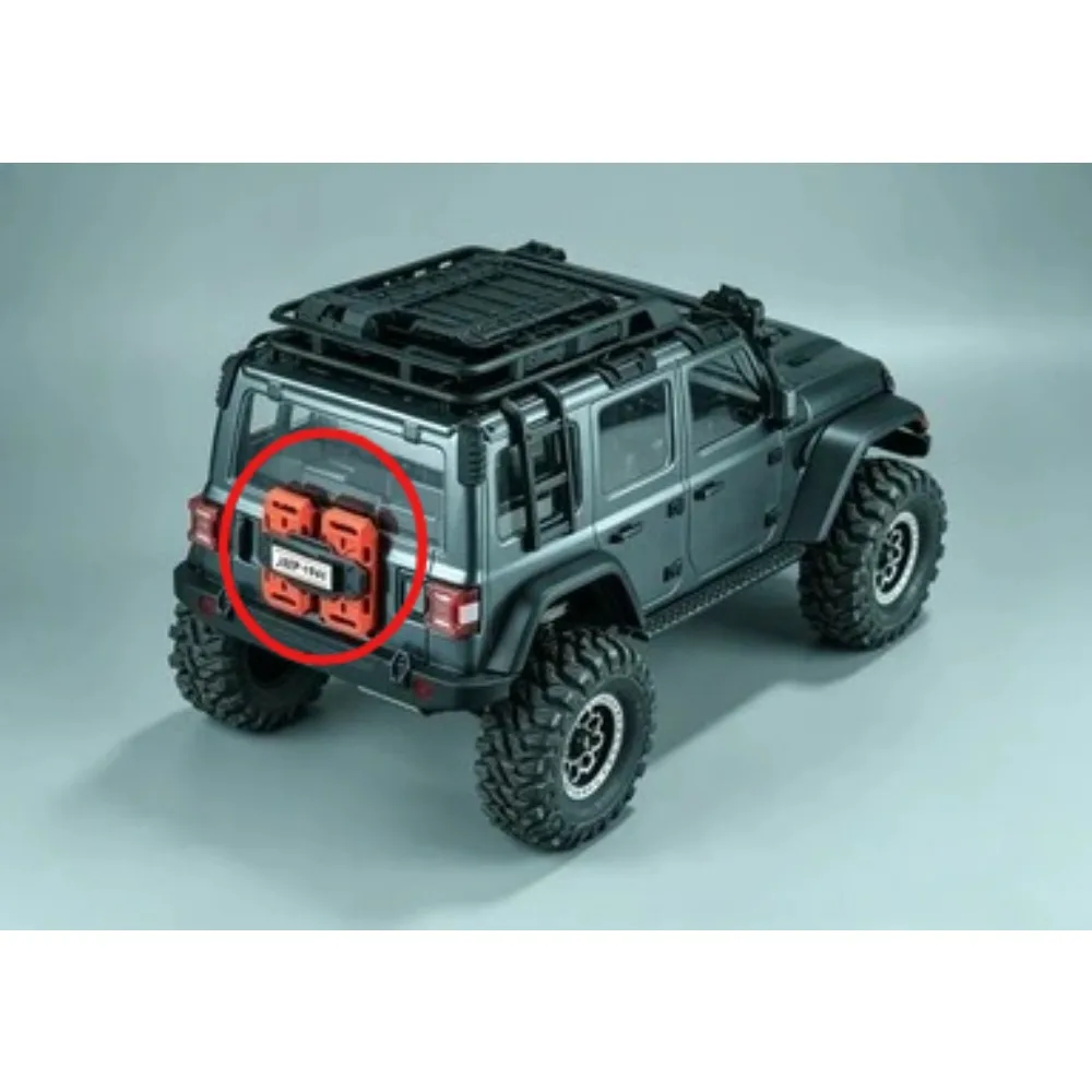 RC Crawler Upgrade Parts Rear Recovery Plate Fuel Container Kit Customized For 1/7 Scale CK5811 V1 V2 No Damage Mounting