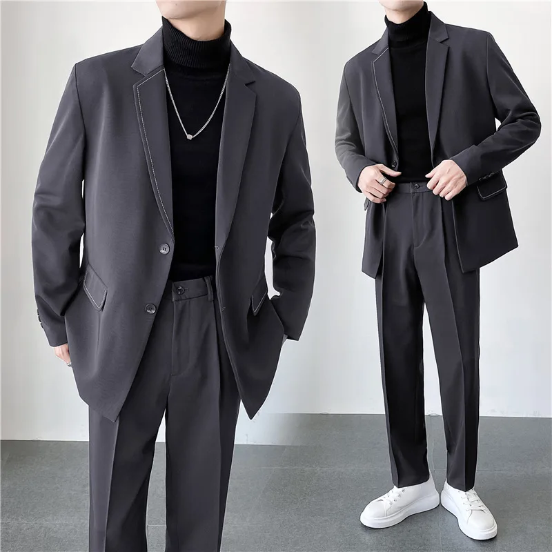 7226 zweiteiliger lockerer Freizeit anzug