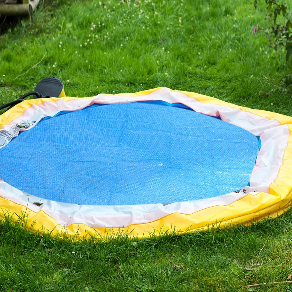 

10Ft Round Pe Pool Waterproof Solar Blanket For Inflatable Ground Pools Thermal Insulation Evaporation Protection Outdoor Hot