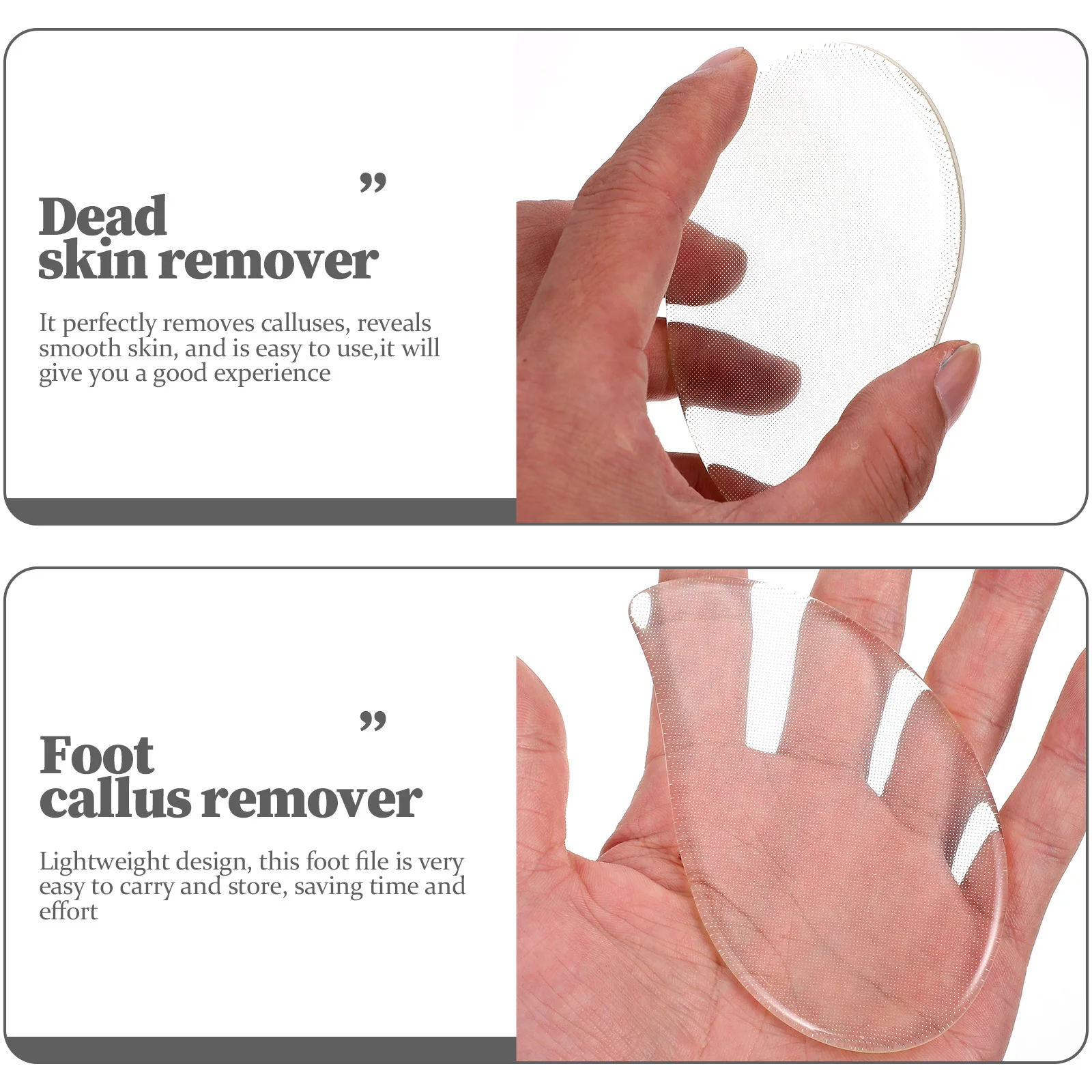 Reliable Glass Foot Scrubber Gentle Callus Removal Tool for Feet Dead Skin File Foot Care Exfoliator Lightweight Design