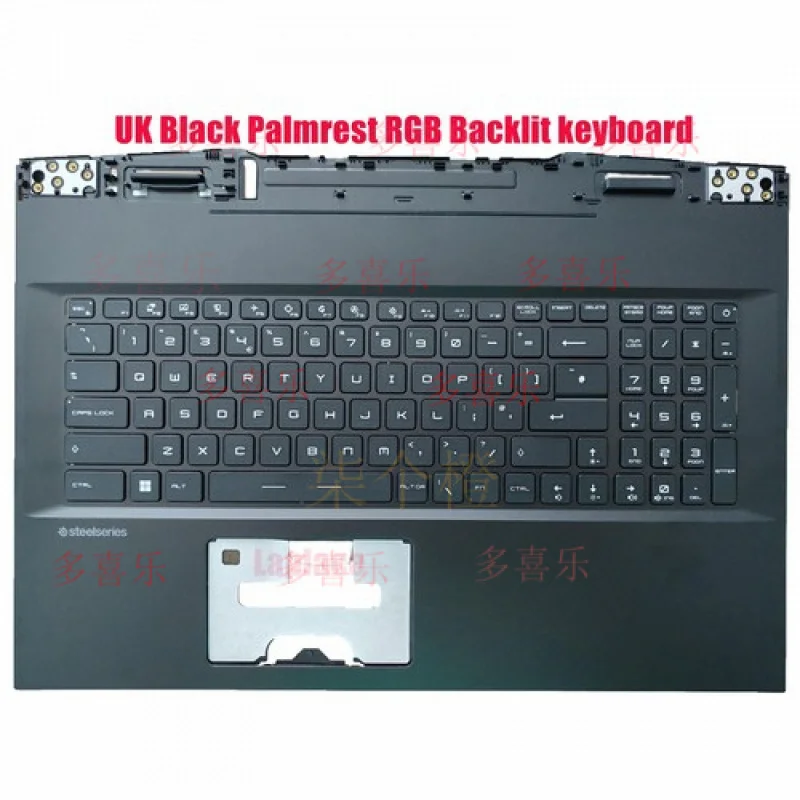 

QQ UK Palmrest backlit keyboard for MSI GP76 Leopard 10UE/11UE/12UE(MS-17K3/17K4)