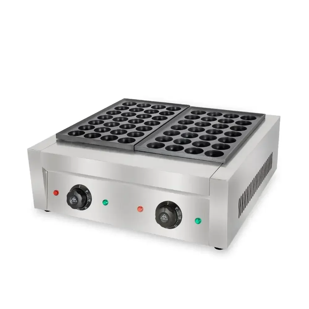 

Commercial Electric double-plate Japanese takoyaki machine Fish Ball meatball BBQ Grill Restaurant Snack making Machine