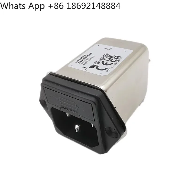 FN261S-6-06-10 FN9260B-6-06 IEC Inlet Power Filter 6A 250VAC Noise Reduction Power Entry Module