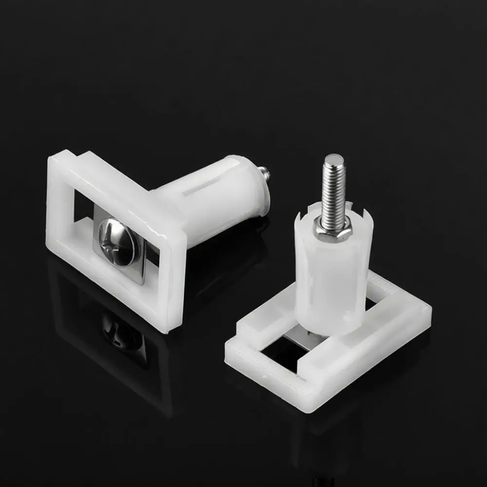 Universal Toilet Seat Hinge Fixings Replacement Parts Stainless Steel Screws Expansion Bolts For Bathroom Lid Repair