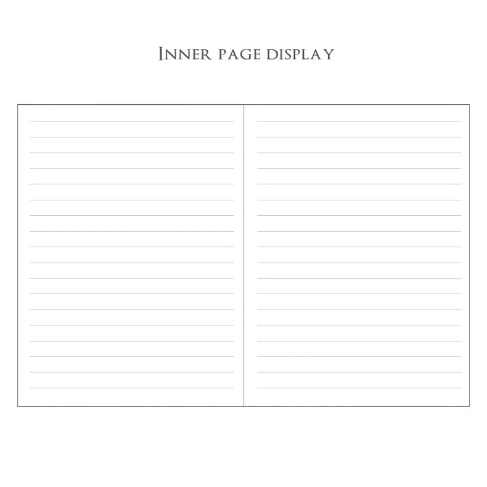 Delicate B6 Diary Book with Lock Dirt-proof Memo Notebook 288 Pages PU Leather Word Book Girls