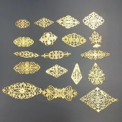 Filigree Wraps Metal Charms For Embellishment Scrapbook DIY Jewelry Metal Craft Wraps