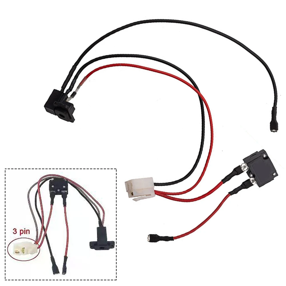 Childrens Electric Car Charging Interface For Charger Socket For 6/12/24V Round Charging Port Electric Car For Charger Socket