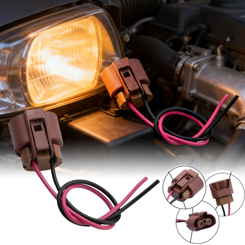 9005 HB3 9006 HB4 Socket Wiring Harness Holder Connector For Auto Car Headlight Fog Lamp Base Plug Waterproof OEM Fit Durable