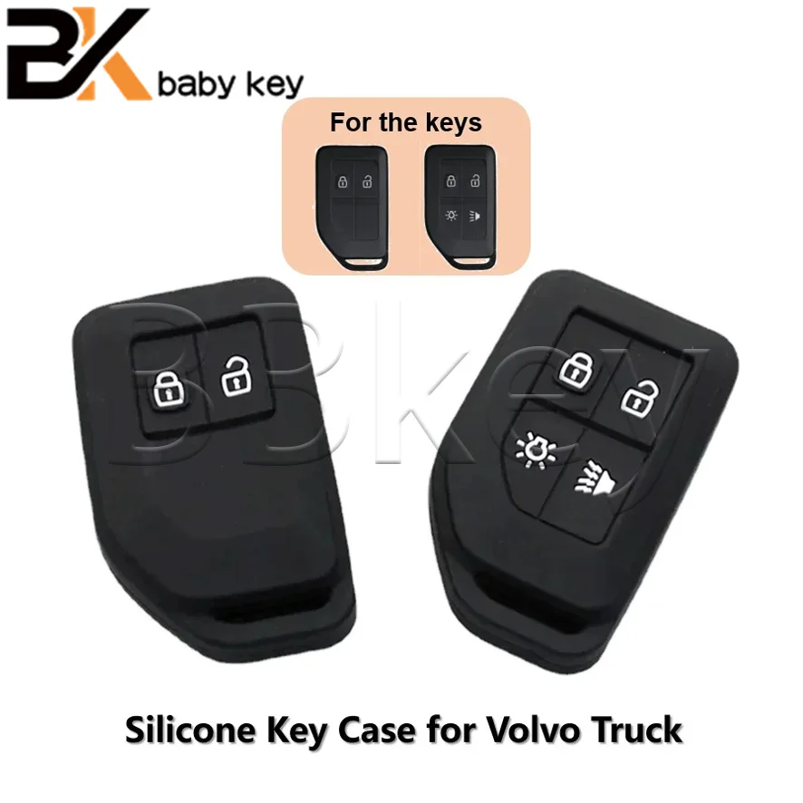 BB Key Shell Case Housing for Volvo FM FH16 Truck Smart Remote Control Car Key with 2/4 Buttons