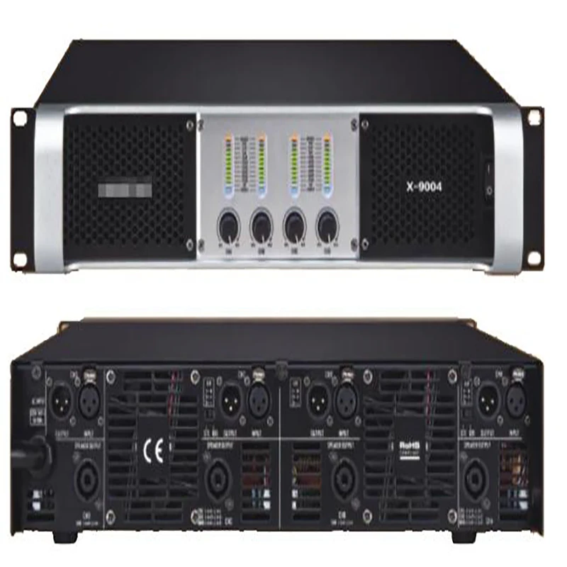 High Quality Morin X-1004 1000W X 4 Professional DJ Amplifier Module 20Hz-20KHz Frequency Response for Tour Gymnasium Bar Use