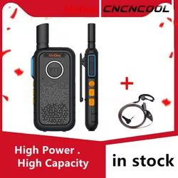 Cncncool Mini M1S 1500Mah Dual PTT Portable High Power Walkie-talkie Wholesale Wireless Ultra-thin 5W 400-470MHz Walkie-talkie