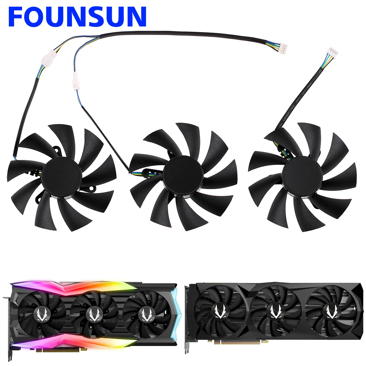 

New 87MM GA92S2U 12V 0.46A 4PIN Cooling Fan For ZOTAC GeForce RTX 2070 2080 super 2080Ti AMP Edition Graphics Card Cooler Fan