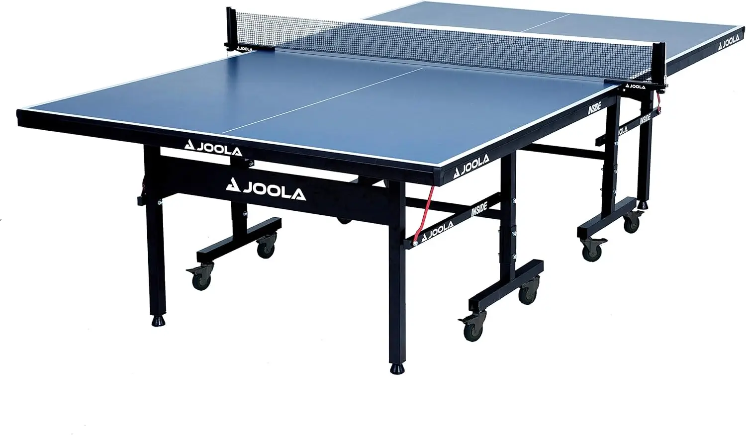 Inside - Professional MDF Indoor Table Tennis Table with Quick Clamp Ping Pong Net and Post Set - 10 Minute Easy Assembly