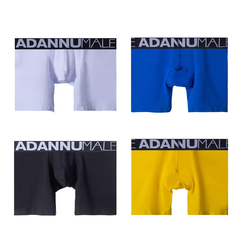 2022 New Sexy Men Underwear Cotton Boxers Long Sports Style Boxer Pants Men Panties Outdoor Boxershorts Male Cueca Shorts