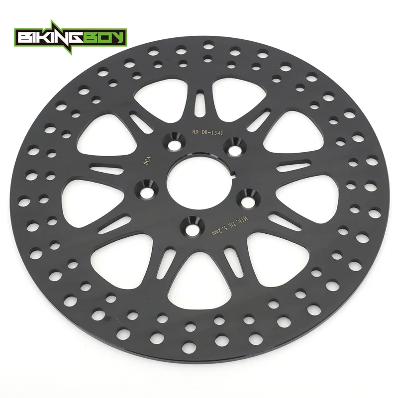 BIKINGBOY For Sportster Hugger XLH883 Deluxe XLH1200C XLH1200S XLH1200 87 88 89 90 91 92 93 94 95 96 Rear Brake Disc Rotor Disk