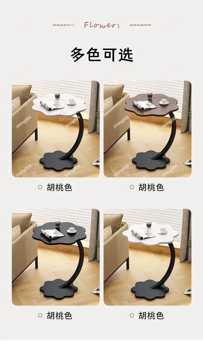 Modern Side Table Minimalist Nightstand Storage Rack Small End Table for Living Room Bedroom Sofa