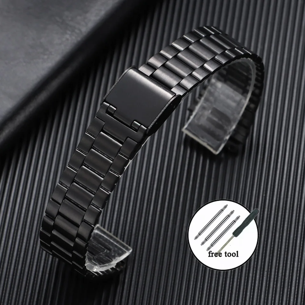 Uhrenarmband für Casio F-91W F105 F108 A158W A168 AE1200 AE1300 Ersatz-Uhrenarmband Metallband 18 mm Edelstahlbänder – Detail 11